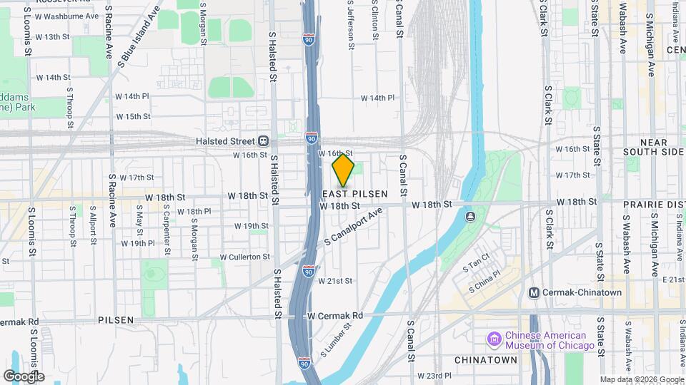 1735 S Desplaines St, Unit 2 Map and Location Details