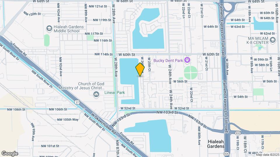 5650 W 26th Ct Map and Location Details