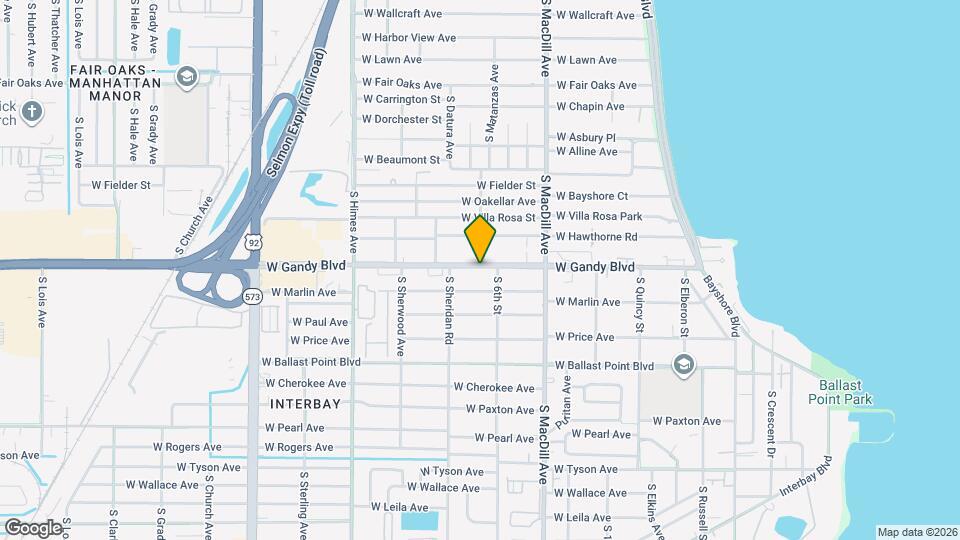 3208 W Gandy Blvd Map and Location Details