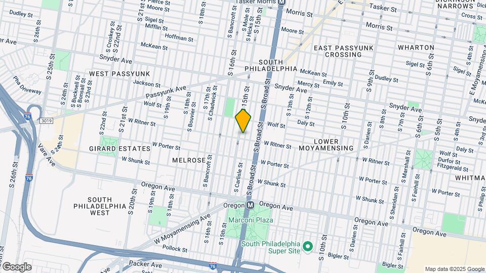 1433 W Ritner St Map and Location Details