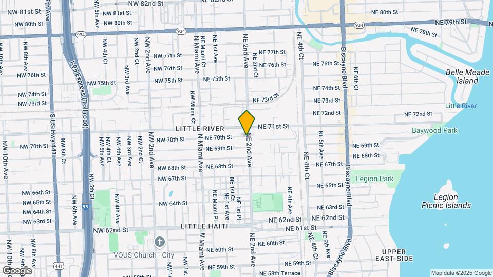 6934 NE 2nd Ave Mapa y Detalles de la Ubicación