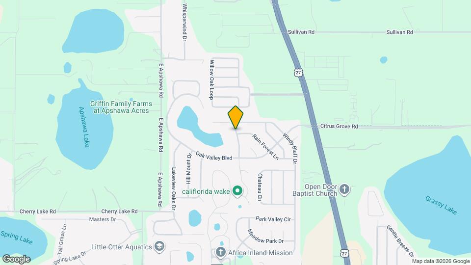 1414 Canopy Oaks Dr Map and Location Details