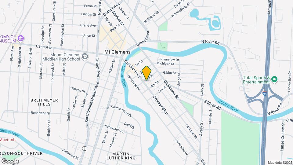 91 Crocker Blvd, Unit 1 Map and Location Details