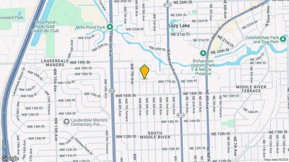 425 NW 17th St Map and Location Details
