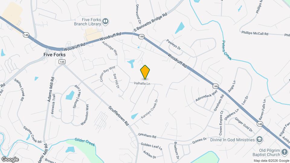 107 Valhalla Ln Map and Location Details