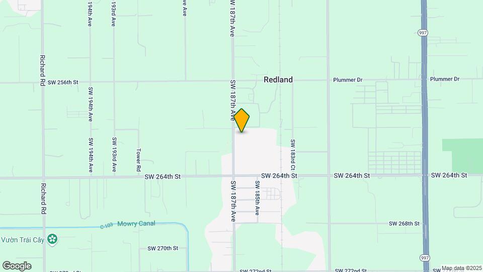 26251 SW 187th Ave Mapa y Detalles de la Ubicación