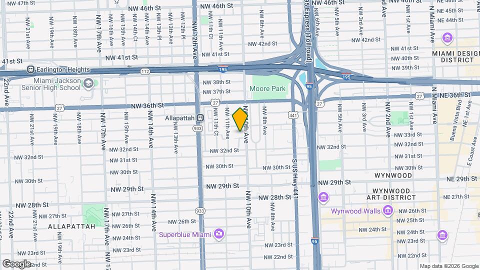 1023 NW 33rd St Map and Location Details