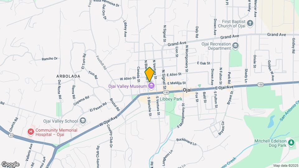 110 W Matilija St Map and Location Details