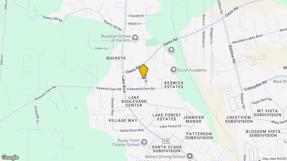 1424 Calexico Dr Map and Location Details