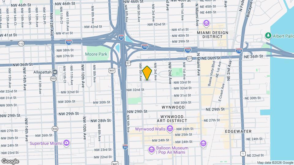 412 NW 33rd St Map and Location Details