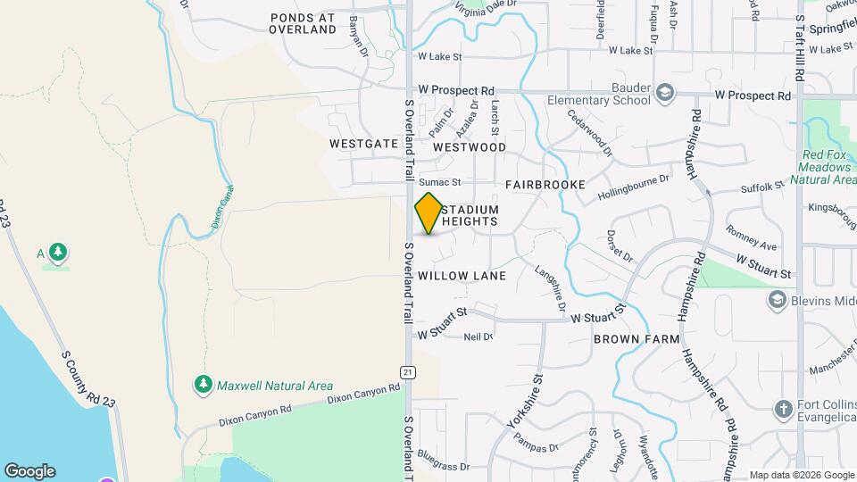 1962.5 Pecan St Map and Location Details