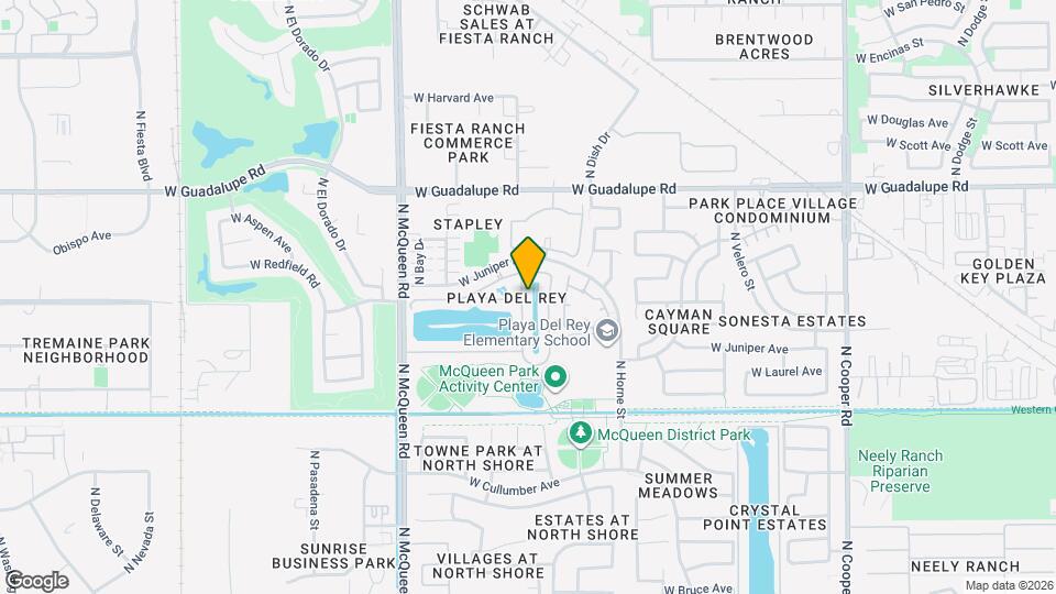 589 N Acacia Dr Map and Location Details