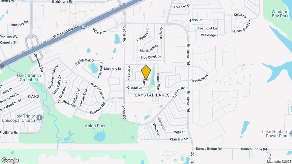 6102 Lakecrest Dr Map and Location Details