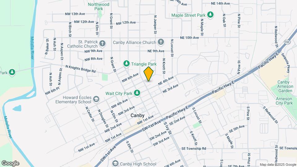 452 N Ivy St Mapa y Detalles de la Ubicación