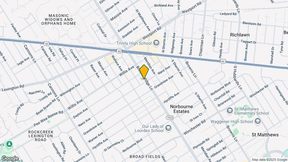 3821 Nanz Ave Map and Location Details