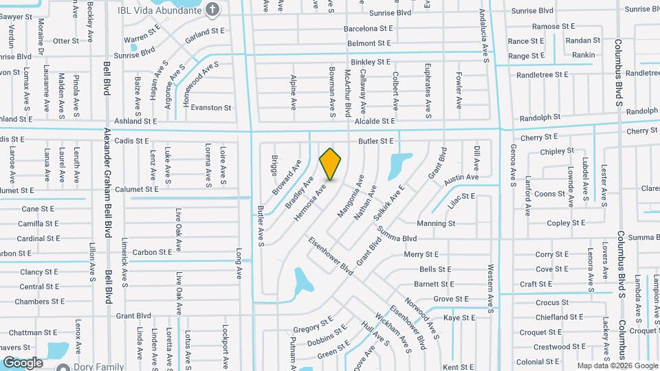 325 Hermosa Ave Map and Location Details