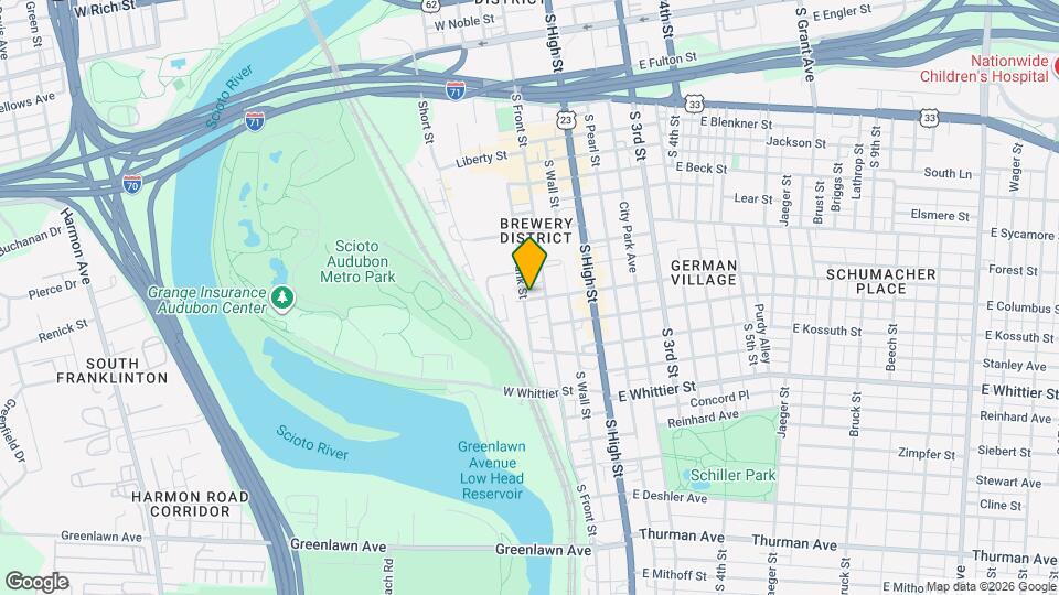 88 W Frankfort St Map and Location Details