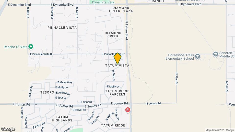 4628 E Bajada Rd Map and Location Details