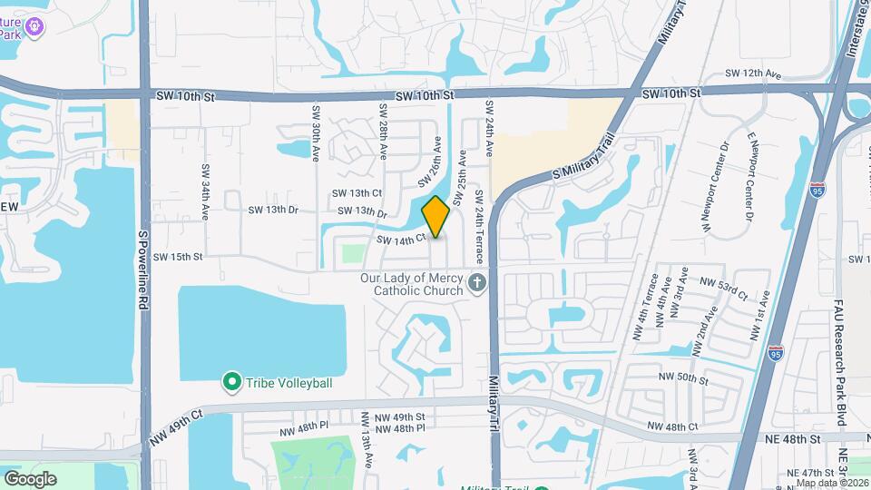 1454 SW 26th Ave Map and Location Details