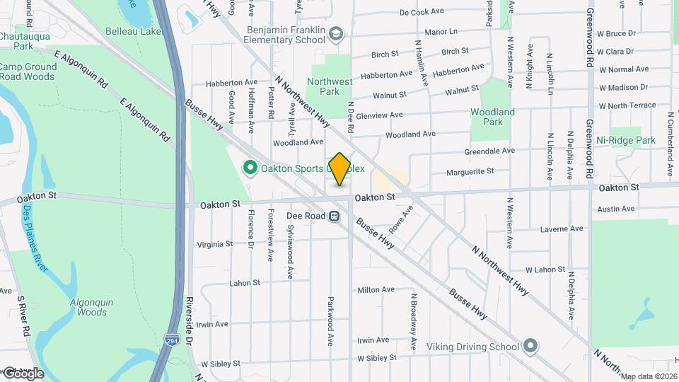 2312 Oakton St Map and Location Details