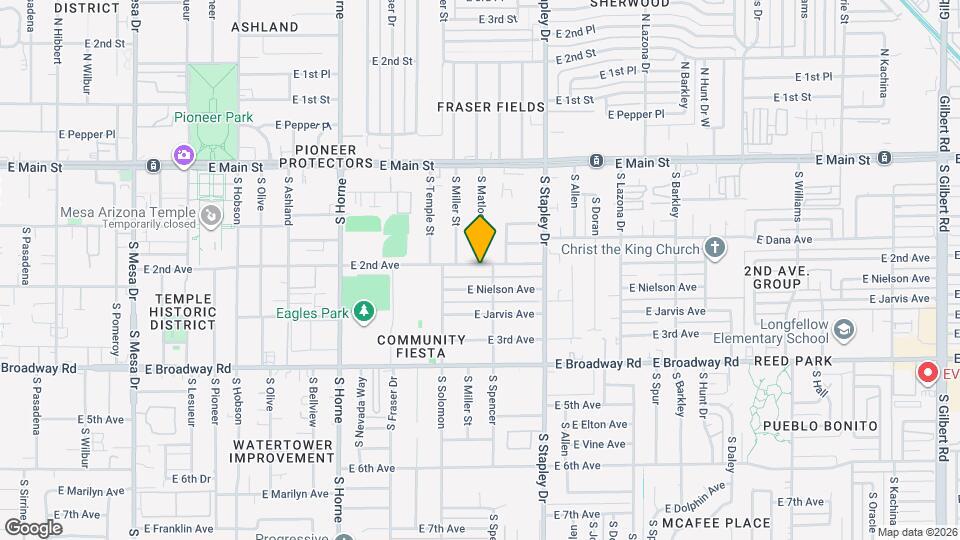 1049 E 2nd Ave Map and Location Details