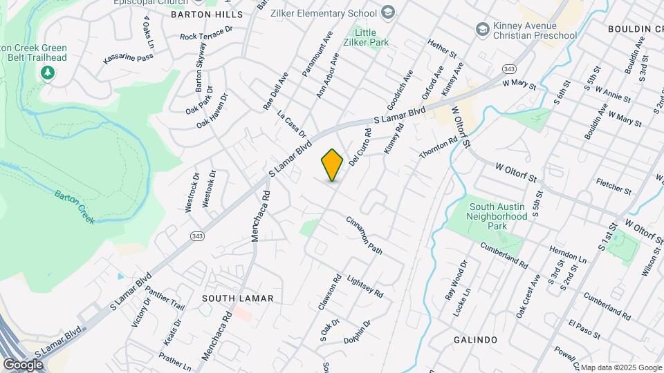2608 Del Curto Rd Map and Location Details