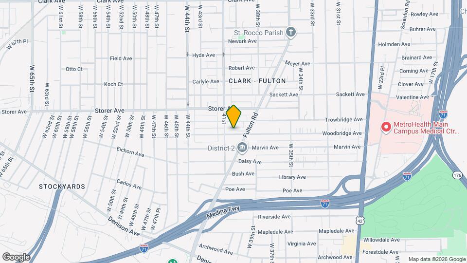 4012 Woodbridge Ave Mapa y Detalles de la Ubicación