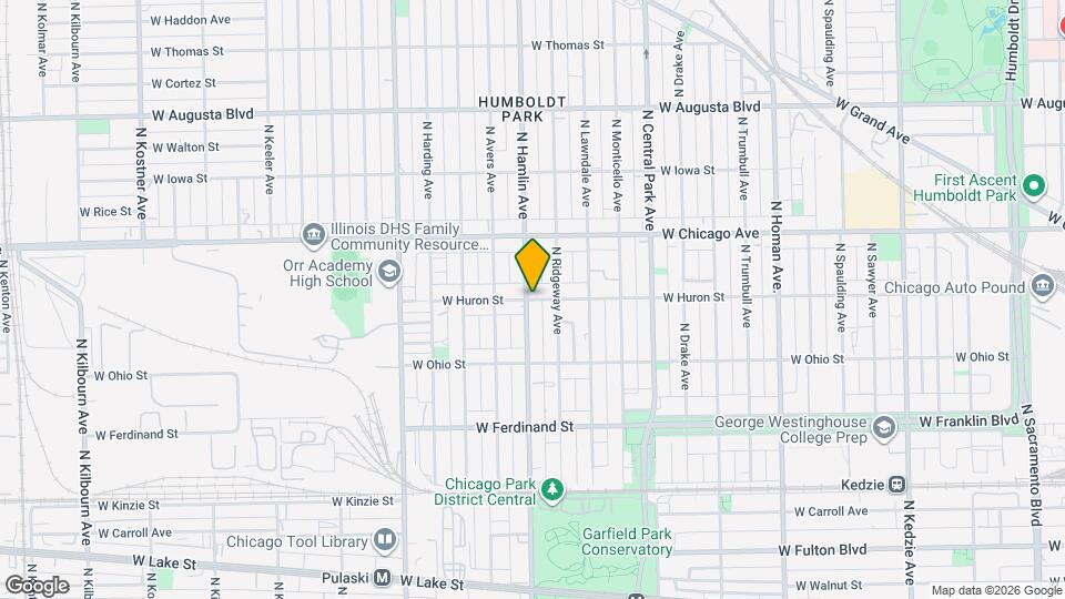 3754 W Huron St Map and Location Details