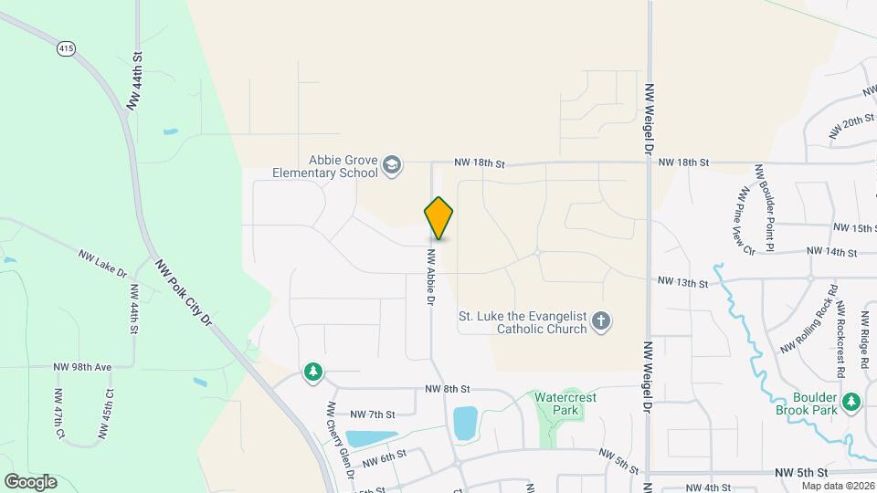1503 NW Abbie Dr Map and Location Details