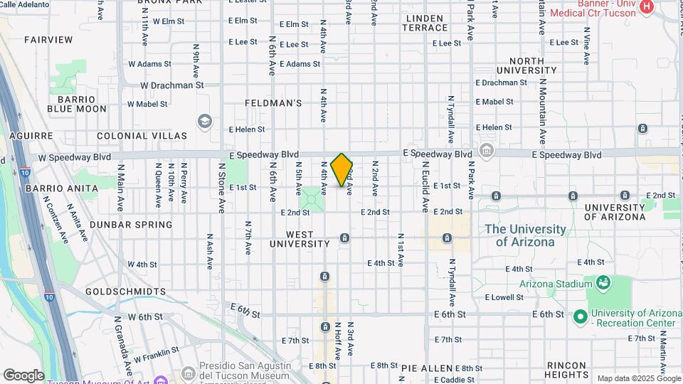 438-444 E 1st St Map and Location Details