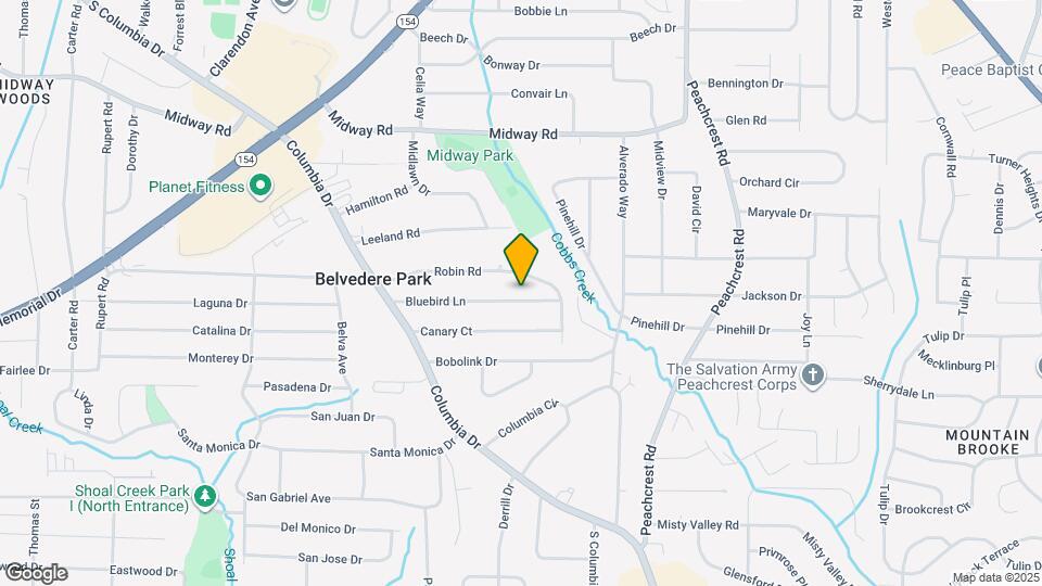 3218 Bluebird Ln Map and Location Details