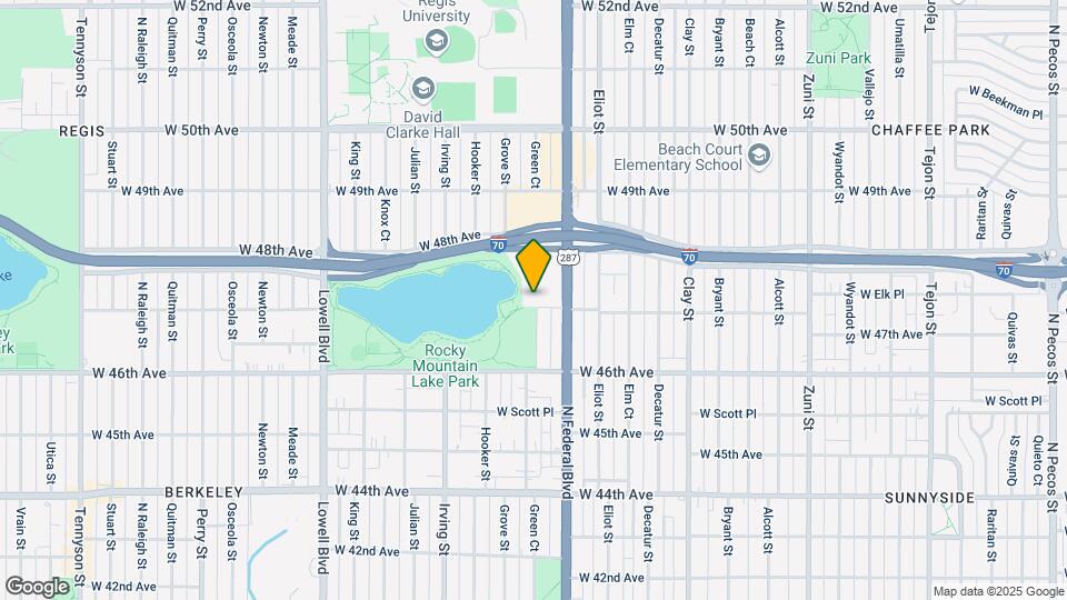3101 W 47th Ave Map and Location Details