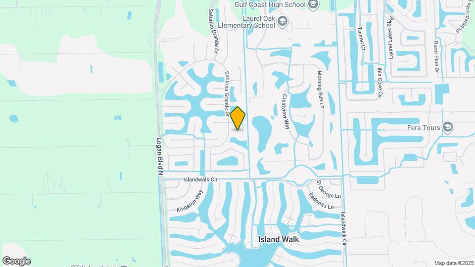 2025 Painted Palm Dr Map and Location Details