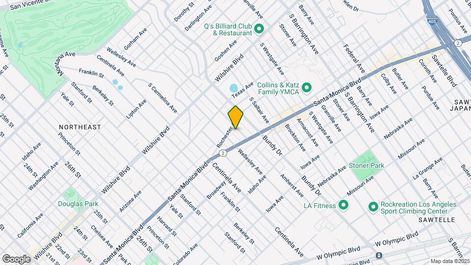 1417 Amherst Ave Map and Location Details