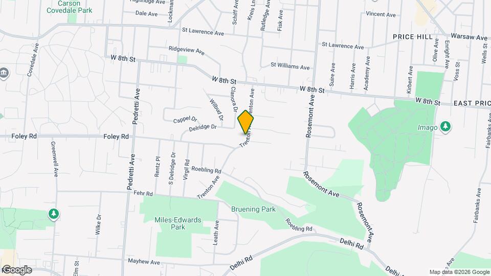 597 Trenton Ave Map and Location Details