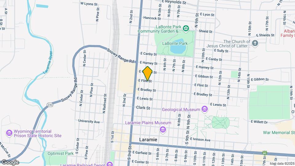 412 E Flint St Map and Location Details