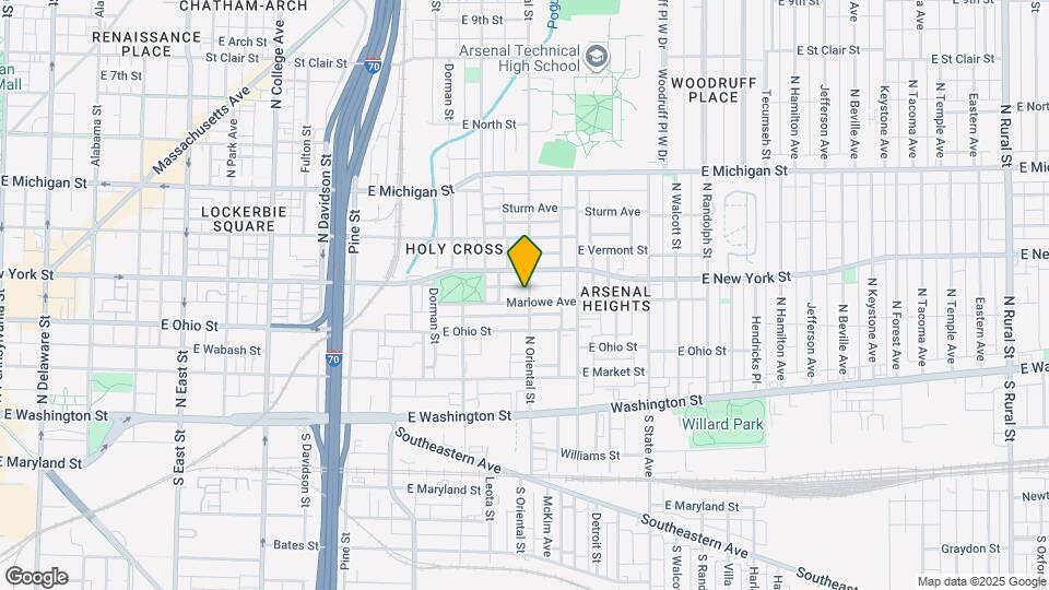 1330 Marlowe Ave Map and Location Details