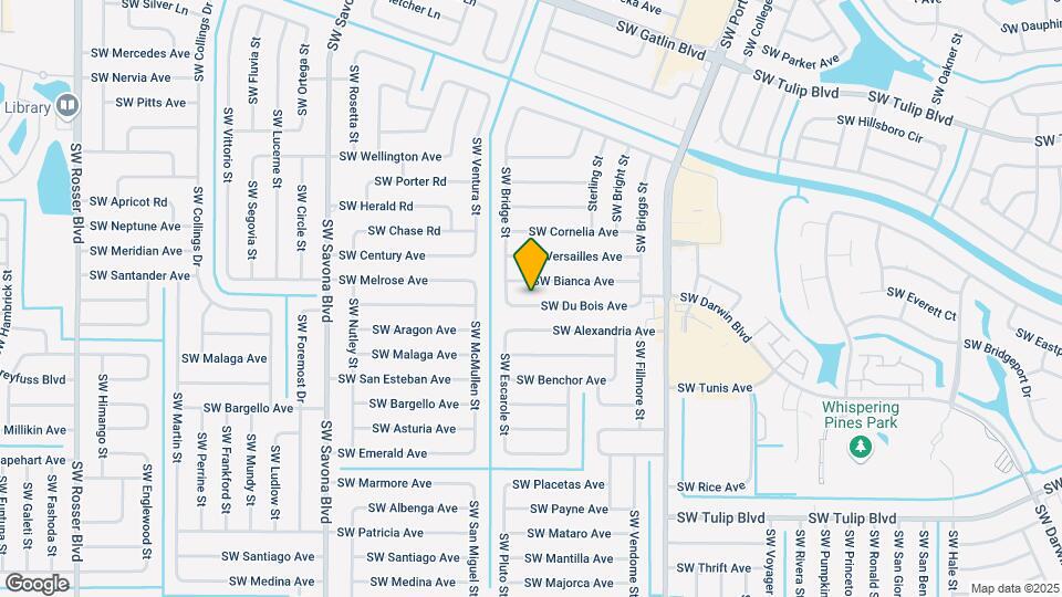 1061 SW Du Bois Ave Map and Location Details
