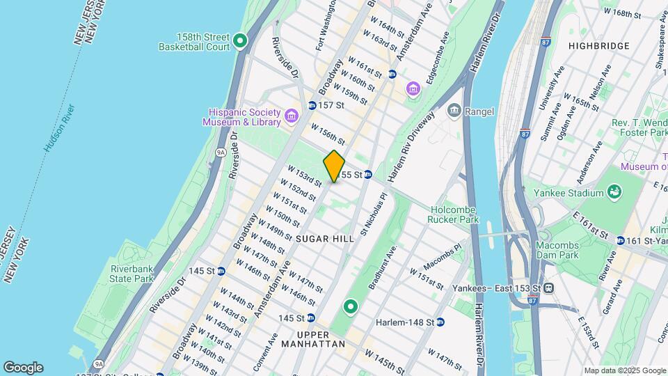 1883 Amsterdam Avenue Mapa y Detalles de la Ubicación