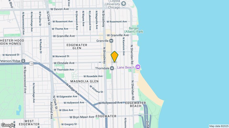 5952-5960 N Winthrop Ave Mapa y Detalles de la Ubicación