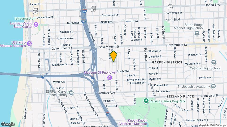 745 Iberville St Map and Location Details