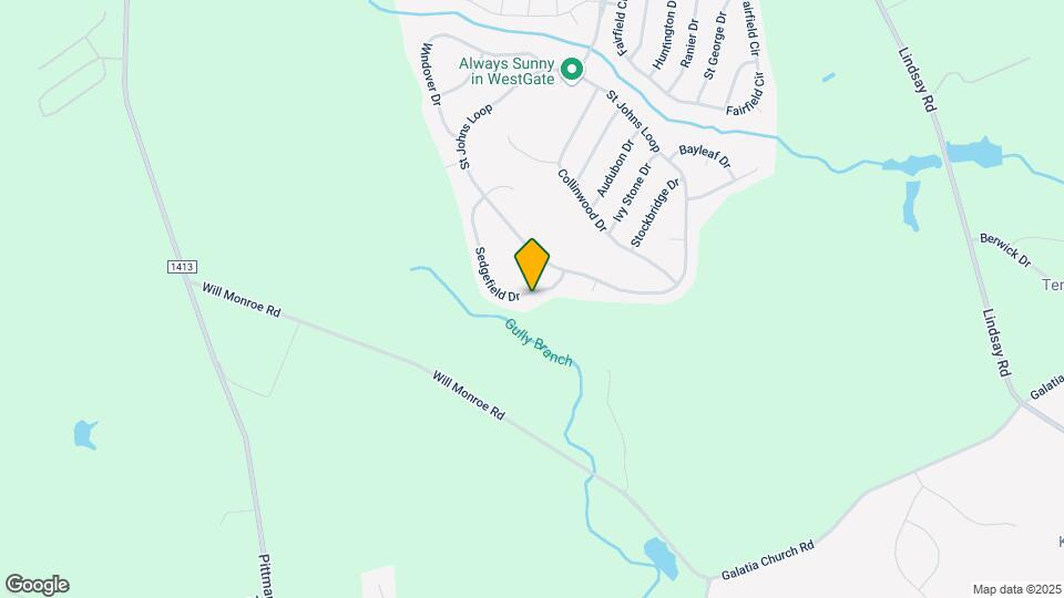 410 Sedgefield Dr Map and Location Details