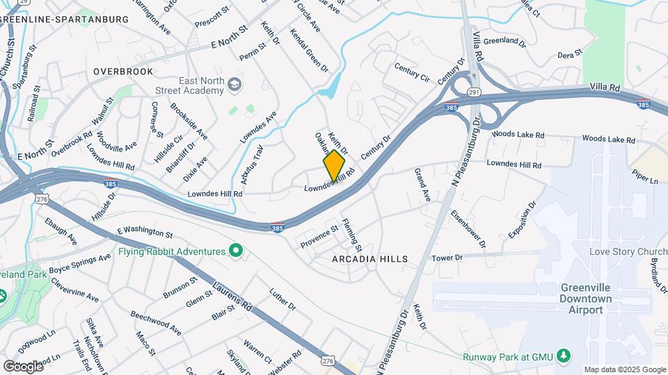570 Lowndes Hill Rd Map and Location Details