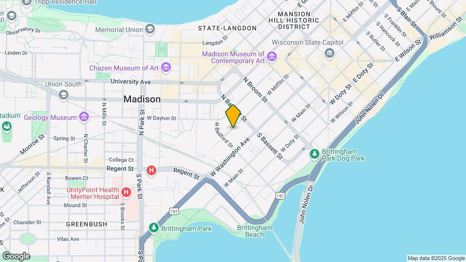 531 W Mifflin St, Unit 2 Map and Location Details