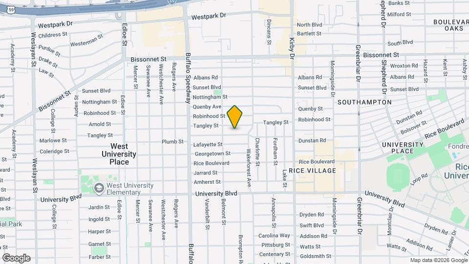 2910 Plumb St Map and Location Details