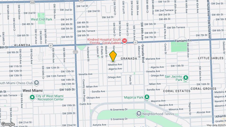 1114 Genoa St Map and Location Details