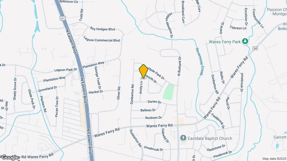 752 Amity Ln Map and Location Details