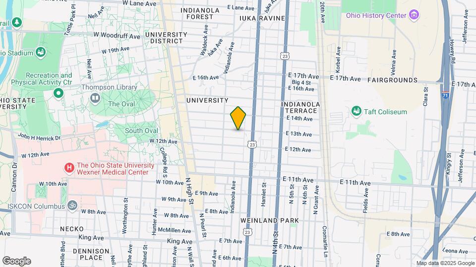 181-183 E 13th Ave Mapa y Detalles de la Ubicación