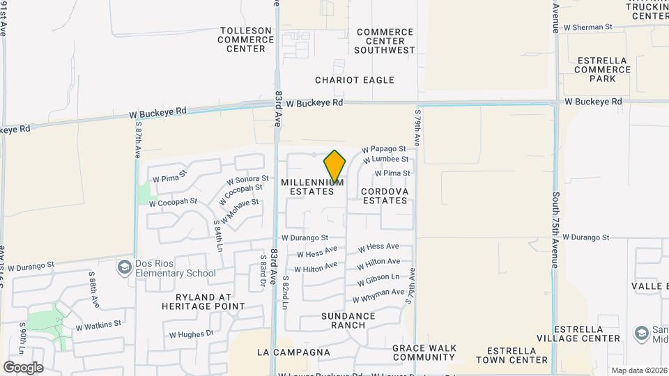 8113 W Pima St Map and Location Details