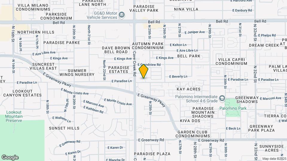 2434-2444 E Paradise Ln Map and Location Details